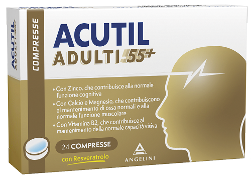 ACUTIL ADULTI 55+ 24 COMPRESSE IT - Parafarmacia Mostacciano