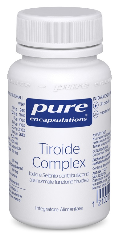 PURE ENCAPSULATIONS TIROIDE COMPLEX 30 CAPSULE - Parafarmacia Mostacciano