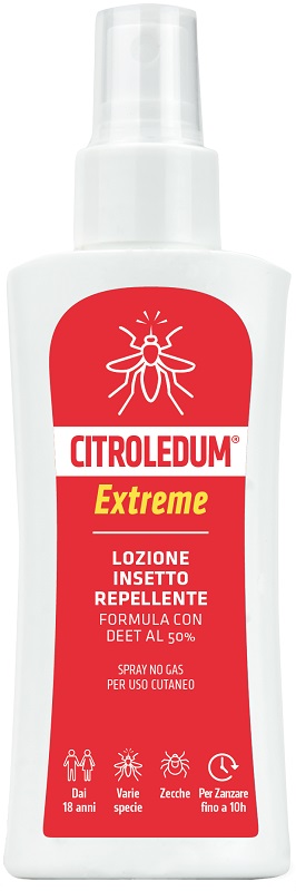 CITROLEDUM LOZIONE SPRAY EXTREME DEET 50% 100 ML - Parafarmacia Mostacciano