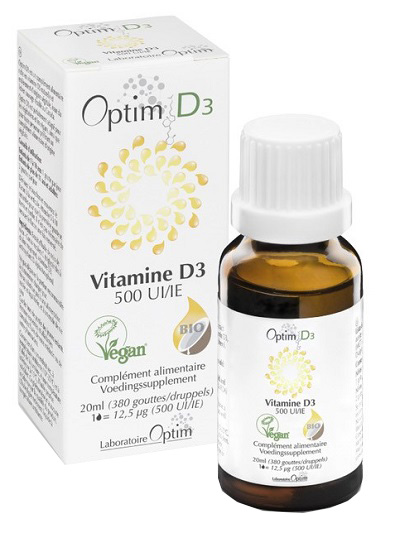 OPTIM D3 VITAMINA VEGETALE 500UI GOCCE 20 ML - Parafarmacia Mostacciano