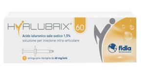 SIRINGA INTRA-ARTICOLARE HYALUBRIX 60 ACIDO IALURONICO 1,5% 60 MG 4 ML  - Parafarmacia Mostacciano