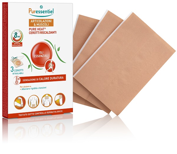PURESSENTIEL HEAT CEROTTI 3 PEZZI - Parafarmacia Mostacciano