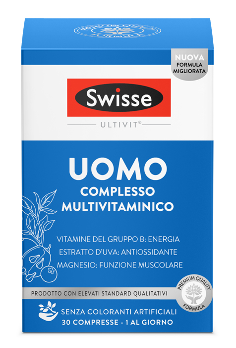 SWISSE MULTIVITAMINICO UOMO 30 COMPRESSE - Parafarmacia Mostacciano