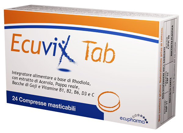 ECUVIX TAB 24 COMPRESSE MASTICABILI - Parafarmacia Mostacciano