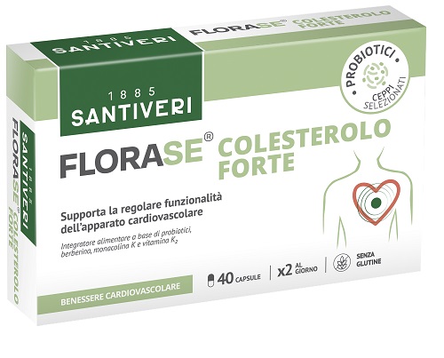 FLORASE COLESTEROLO FORTE 40 CAPSULE - Parafarmacia Mostacciano