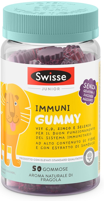 SWISSE JUNIOR IMMUNI GUMMY 50 PASTIGLIE GOMMOSE - Parafarmacia Mostacciano