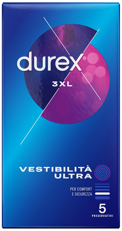 PRESERVATIVO DUREX 3XL VESTIBILITA' ULTRA 5 PEZZI - Parafarmacia Mostacciano