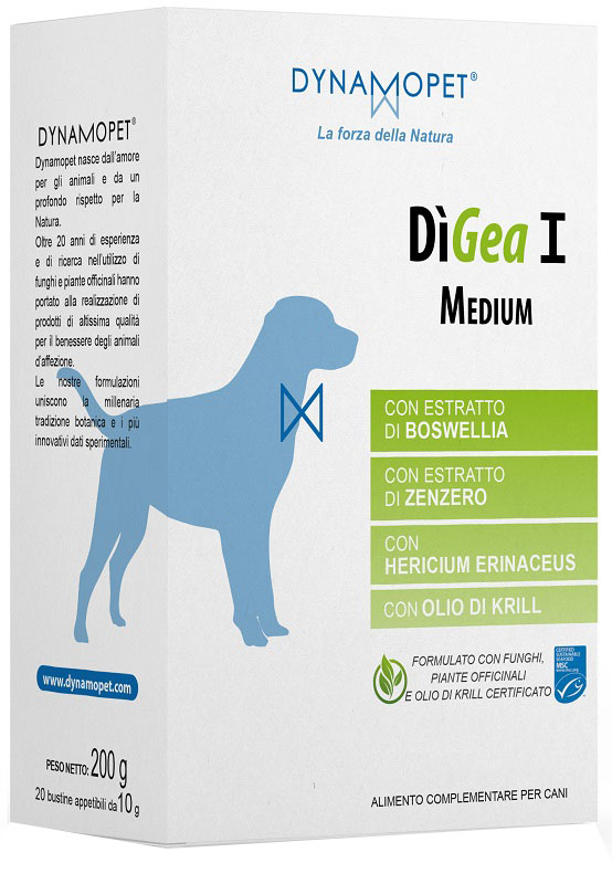 DIGEA I MEDIUM PER CANI 20 BUSTINE DA 10 G - Parafarmacia Mostacciano