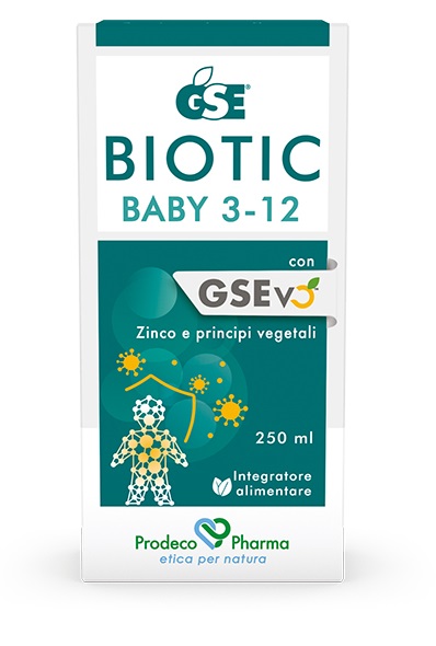GSE BIOTIC BABY 3-12 250 ML - Parafarmacia Mostacciano