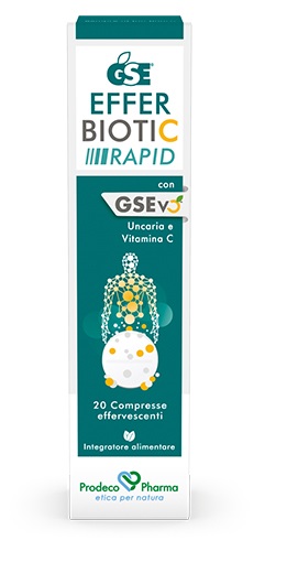 GSE EFFERBIOTIC RAPID 20 COMPRESSE - Parafarmacia Mostacciano