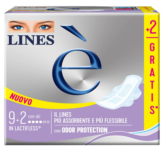 LINES E' ALI CARRY PACK 9 + 2 PEZZI - Parafarmacia Mostacciano