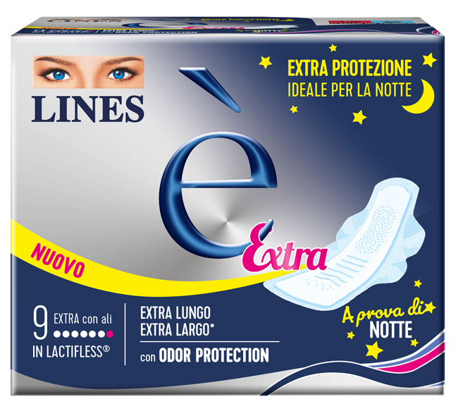 LINES E' EXTRA CARRY PACK 9 PEZZI - Parafarmacia Mostacciano