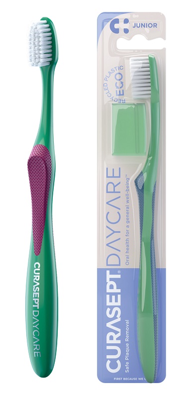 CURASEPT DAYCARE SPAZZOLINO ECO JUNIOR - Parafarmacia Mostacciano