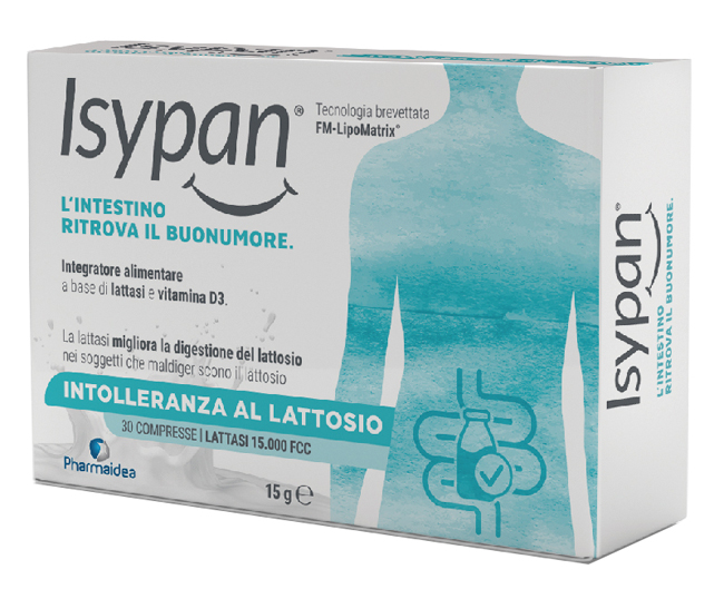 ISYPAN INTOLLERANZA LATTOSIO 30 COMPRESSE - Parafarmacia Mostacciano