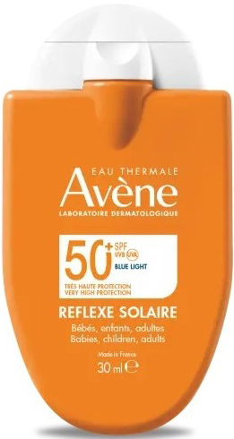 EAU THERMALE AVENE REFLEXE SOLAIRE SPF50+ BEBE BAMBINI ADULTO 30 ML - Parafarmacia Mostacciano