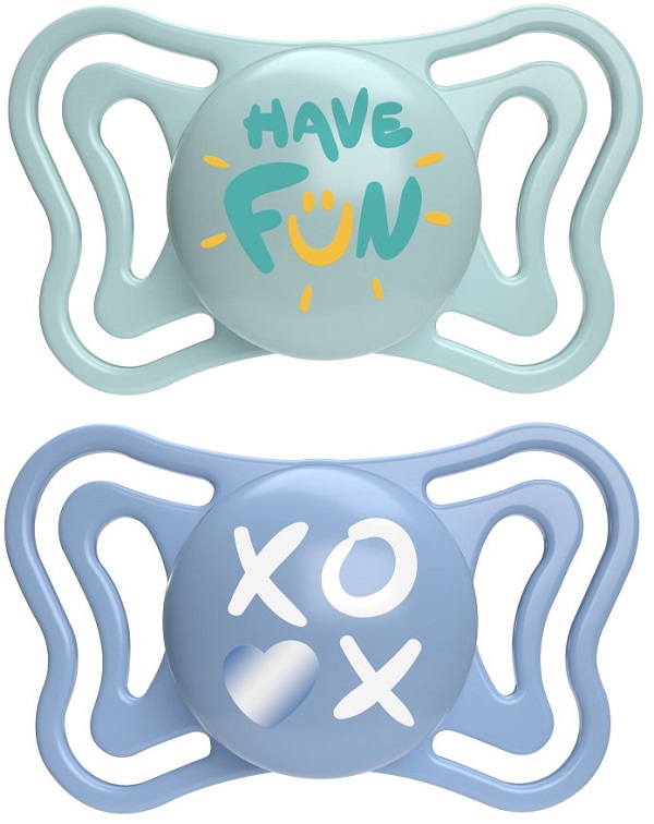 CHICCO SUCCHIETTO LIGHT AZZURRO SILICONE 6-16M 2 PEZZI - Parafarmacia Mostacciano