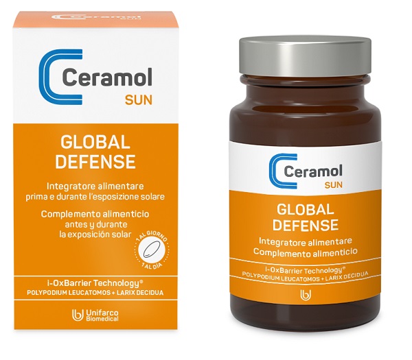 CERAMOL GLOBAL DEFENSE 30 COMPRESSE - Parafarmacia Mostacciano