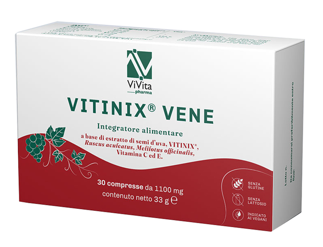 VITINIX VENE 30 COMPRESSE - Parafarmacia Mostacciano