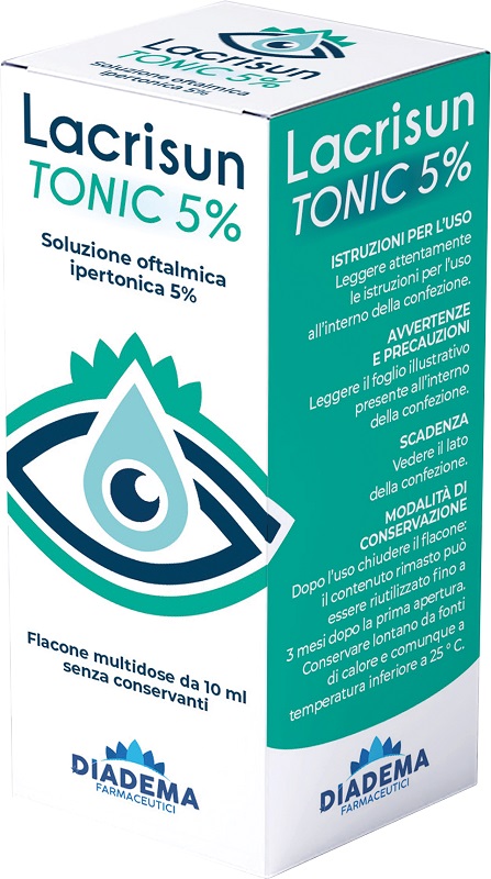SOLUZIONE OFTALMICA IPERTONICA LACRISUN TONIC 5% 10 ML - Parafarmacia Mostacciano