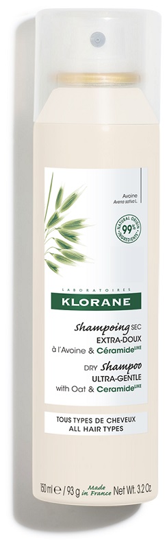 KLORANE SHAMPOO SECCO EXTRA DELICATO AVENA&CERAMIDE TUTTI I TIPI DI CAPELLI SPRAY 150 ML - Parafarmacia Mostacciano