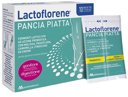 LACTOFLORENE PANCIA PIATTA 10 BUSTINE - Parafarmacia Mostacciano