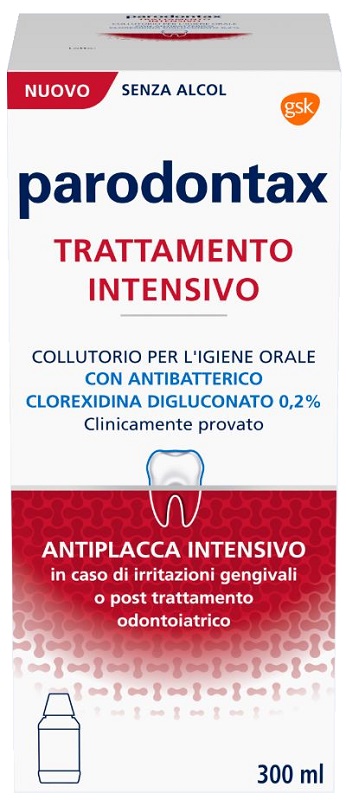 PARODONTAX TRATTAMENTO INTENSIVO CLOREXIDINA 0,2% - Parafarmacia Mostacciano