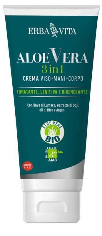 ALOE VERA CREMA 3 IN 1 BIO AIAB 200 ML - Parafarmacia Mostacciano