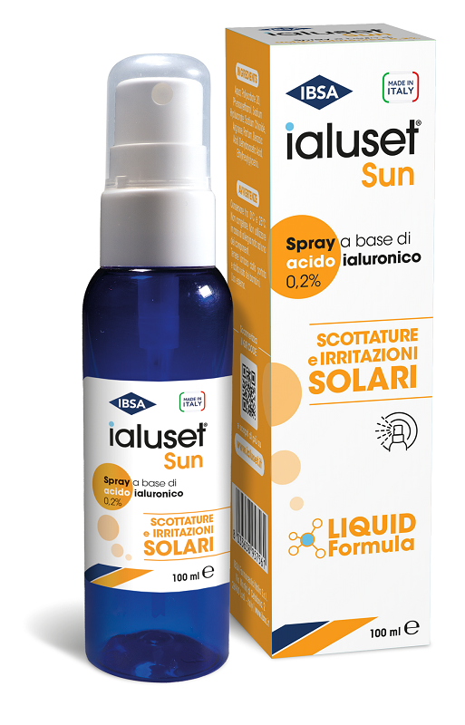 IALUSET SUN SCOTTATURE E IRRITAZIONI SOLARI SPRAY 100 ML - Parafarmacia Mostacciano