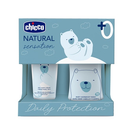 CHICCO NATURAL SENSATION SET BAGNOSHAMPOO+PASTA LENITIVA - Parafarmacia Mostacciano