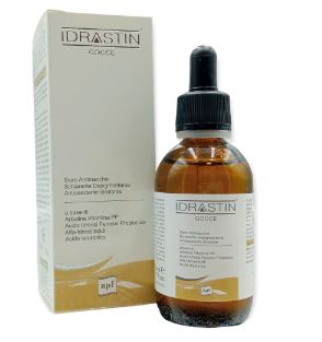 IDRASTIN GOCCE SIERO ANTIMACCHIE SCHIARENTE DEPIGMENTANTE ANTIOSSIDANTE IDRATANTE 50 ML - Parafarmacia Mostacciano