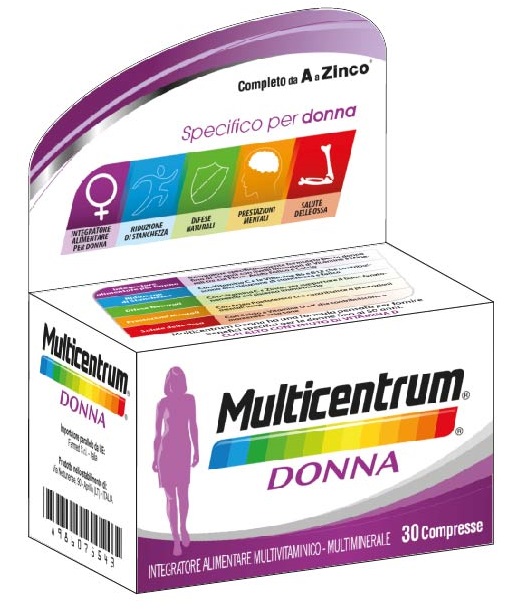 MULTICENTRUM DONNA 30 COMPRESSE - Parafarmacia Mostacciano
