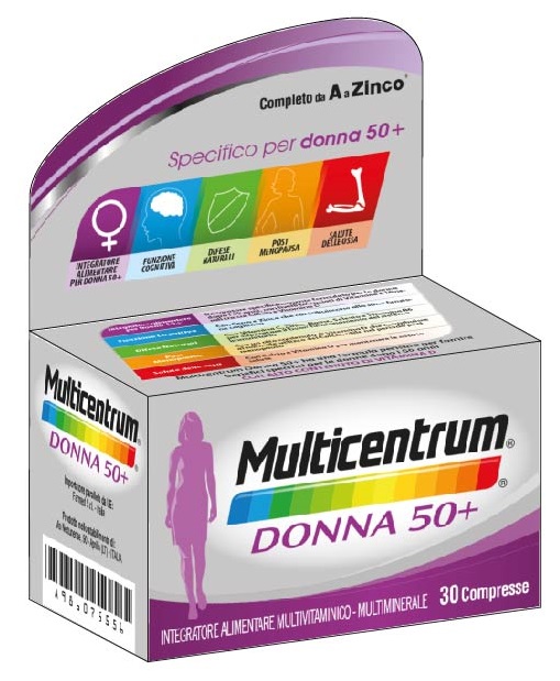 MULTICENTRUM DONNA 50+ 30 COMPRESSE - Parafarmacia Mostacciano