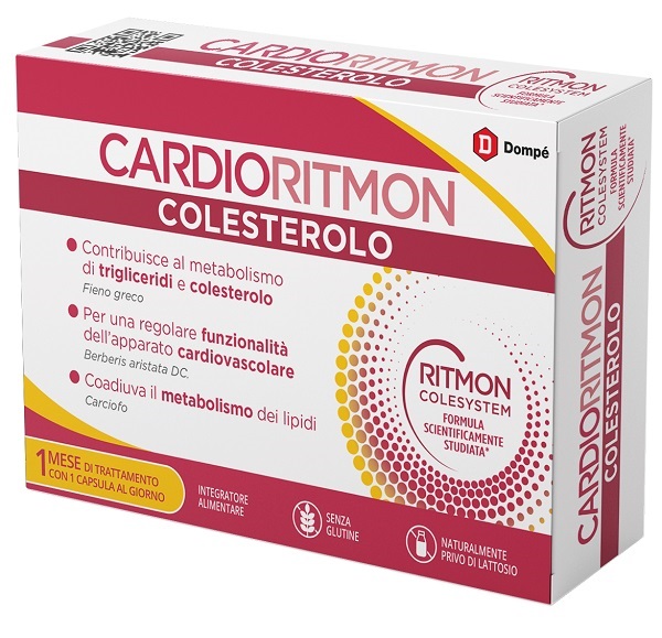 CARDIORITMON COLESTEROLO 30 CAPSULE - Parafarmacia Mostacciano