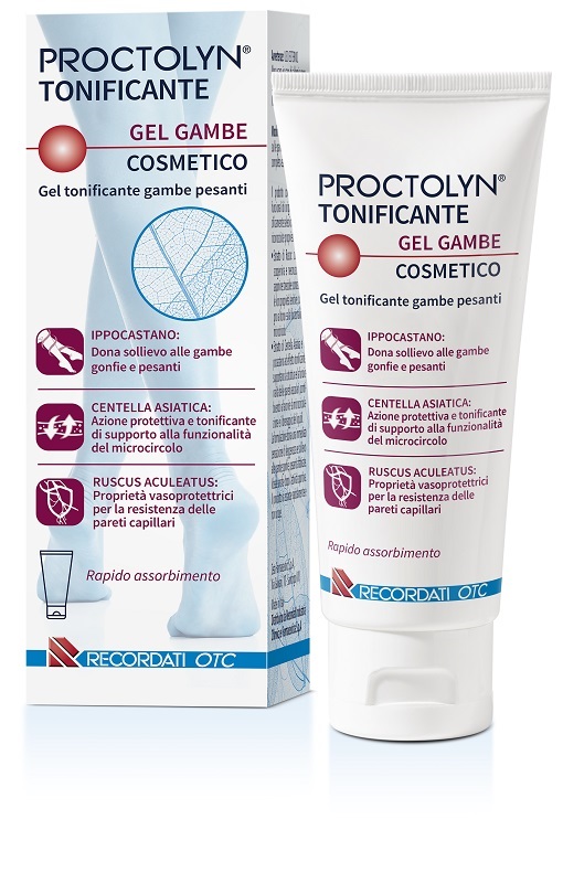 PROCTOLYN TONIFICANTE GEL GAMBE 100 ML - Parafarmacia Mostacciano