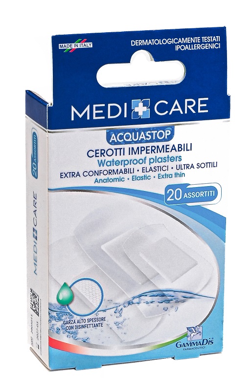 CEROTTO MEDICARE ANTIACQUA ASSORTITI 20 PEZZI - Parafarmacia Mostacciano