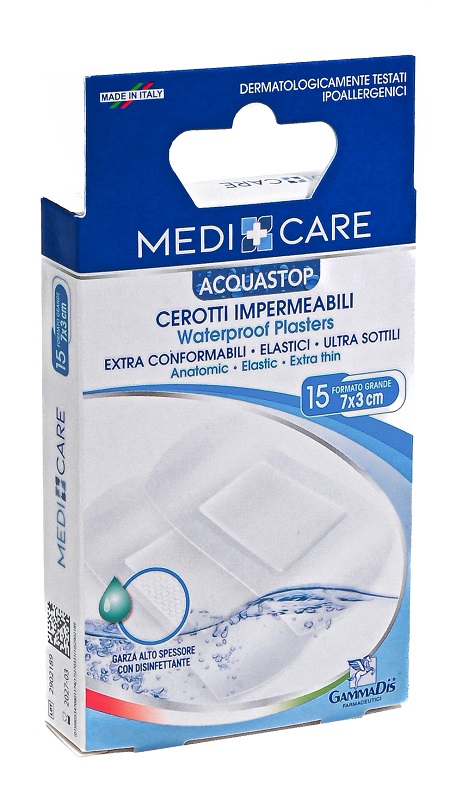 CEROTTO MEDICARE ANTIACQUA GRANDI 15 PEZZI - Parafarmacia Mostacciano