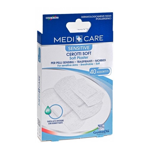 CEROTTO MEDICARE DELICATI ASSORTITI 40 PEZZI - Parafarmacia Mostacciano