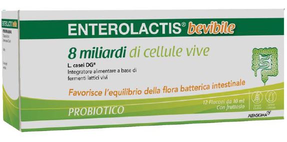 ENTEROLACTIS BEVIBILE 12 FLACONCINI X 10 ML - Parafarmacia Mostacciano