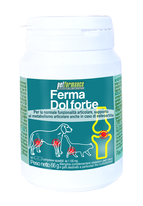 PETFORMANCE FERMA DOL FORTE 60 COMPRESSE - Parafarmacia Mostacciano