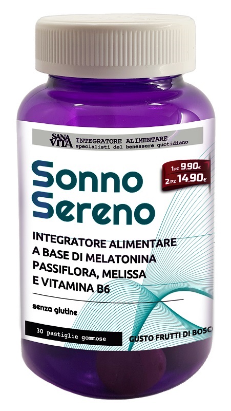 SANAVITA SONNO SERENO 30 GOMMOSE - Parafarmacia Mostacciano