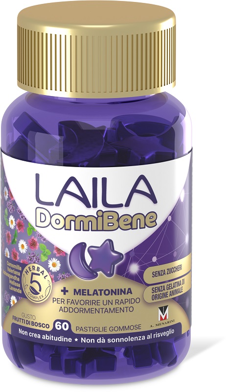 LAILA DORMIBENE 60 GOMMOSE - Parafarmacia Mostacciano