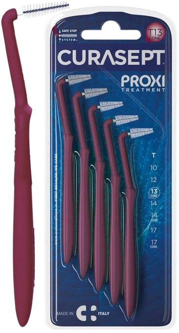 CURASEPT PROXI T13 CONE ANGLE BORDEAUX - Parafarmacia Mostacciano