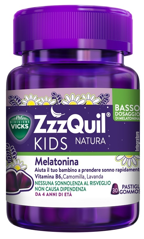 VICKS ZZZQUIL KIDS NATURA 30 PASTIGLIE GOMMOSE - Parafarmacia Mostacciano