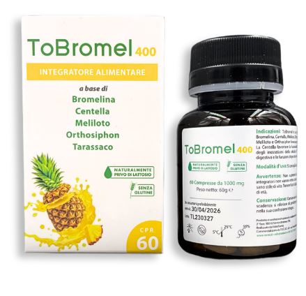 TOBROMEL 400 60 COMPRESSE - Parafarmacia Mostacciano