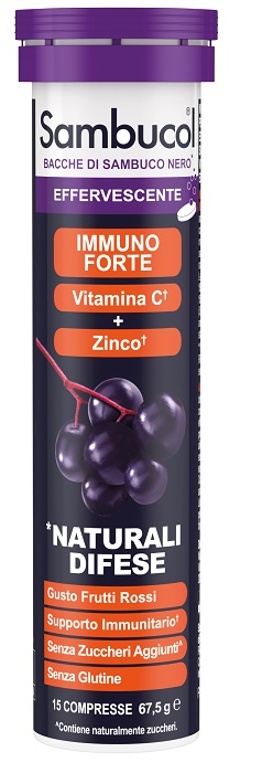 SAMBUCOL EFFERVESCENTE 15 COMPRESSE - Parafarmacia Mostacciano