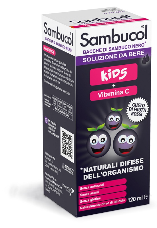 SAMBUCOL SOLUZIONE DA BERE KIDS 120 ML - Parafarmacia Mostacciano