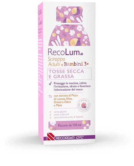 RECOLUM SCIROPPO TOSSE ADULTI-BAMBINI 150 ML - Parafarmacia Mostacciano