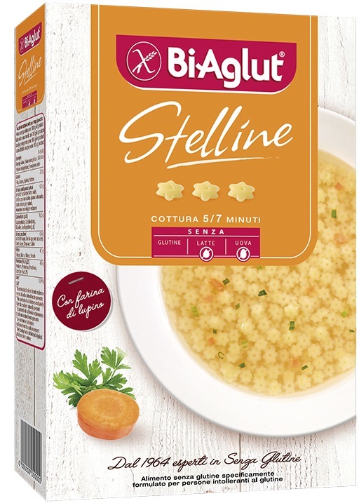 BIAGLUT PASTA SENZA GLUTINE STELLINE 250 G - Parafarmacia Mostacciano