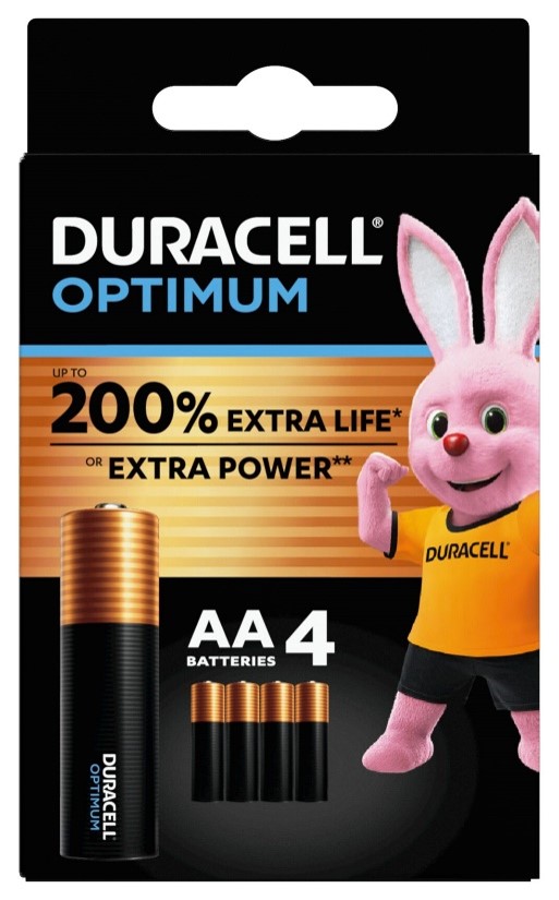 DURACELL OPTIMUM AA B4 16 PEZZI - Parafarmacia Mostacciano