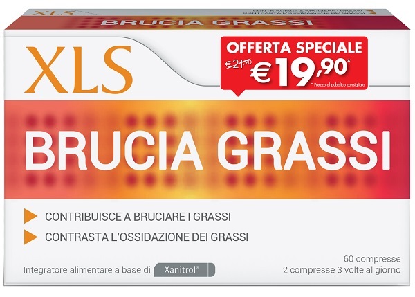 XLS BRUCIA GRASSI 60 COMPRESSE TAGLIO PREZZO - Parafarmacia Mostacciano